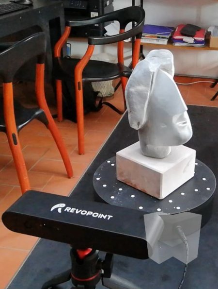 Pieza 1 con Revopoint